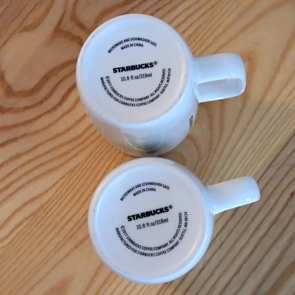 Starbucks coffee cup set 10.8 oz 2017 - Picture 4 of 4